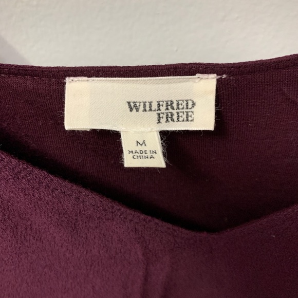 Wilfred Free medium maroon/purple coloured top - Picture 2 of 5